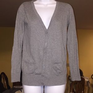 Gray cardigan
